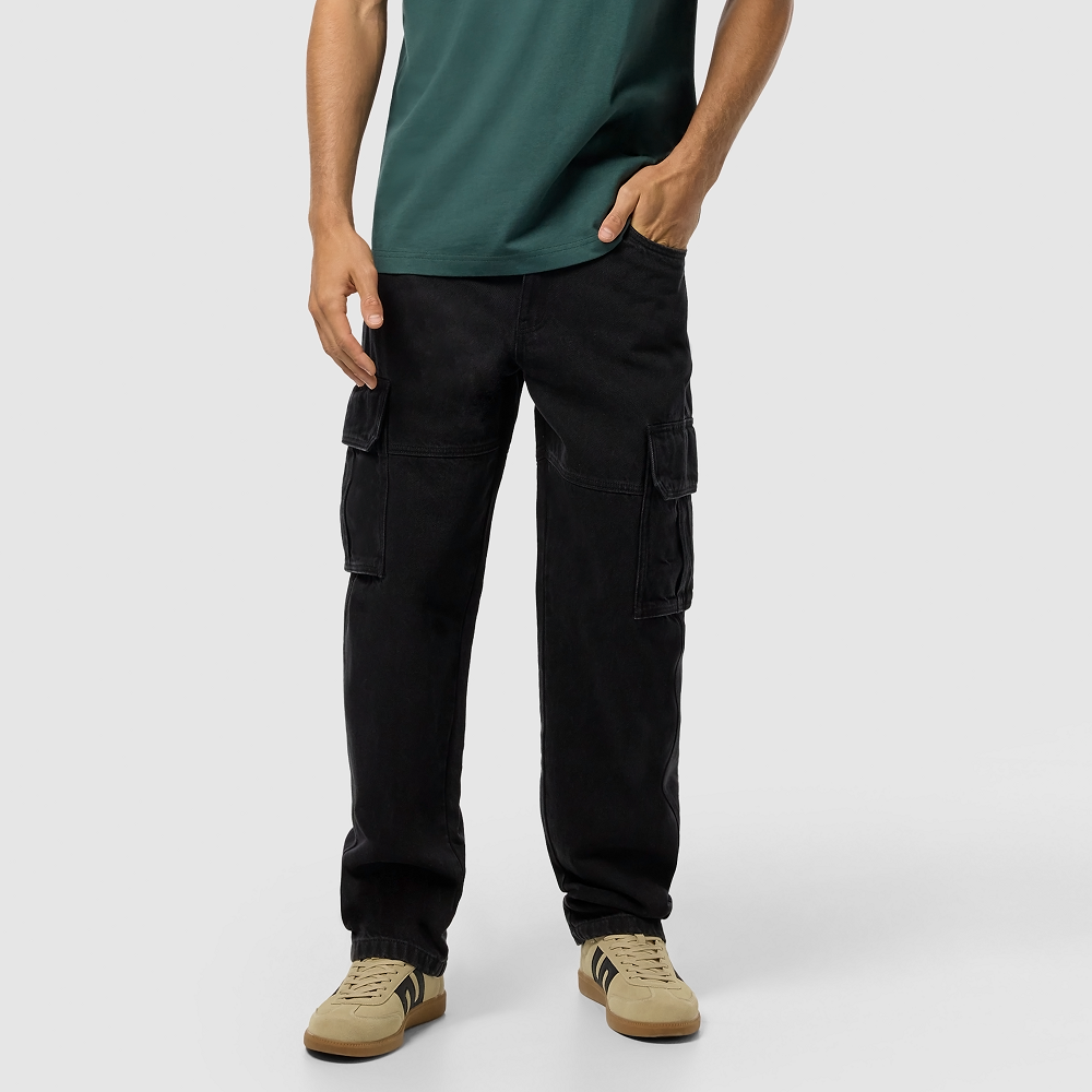 black cargo pants