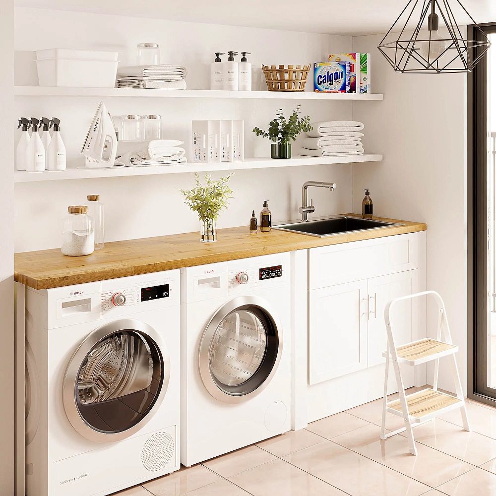 laundry room shelving