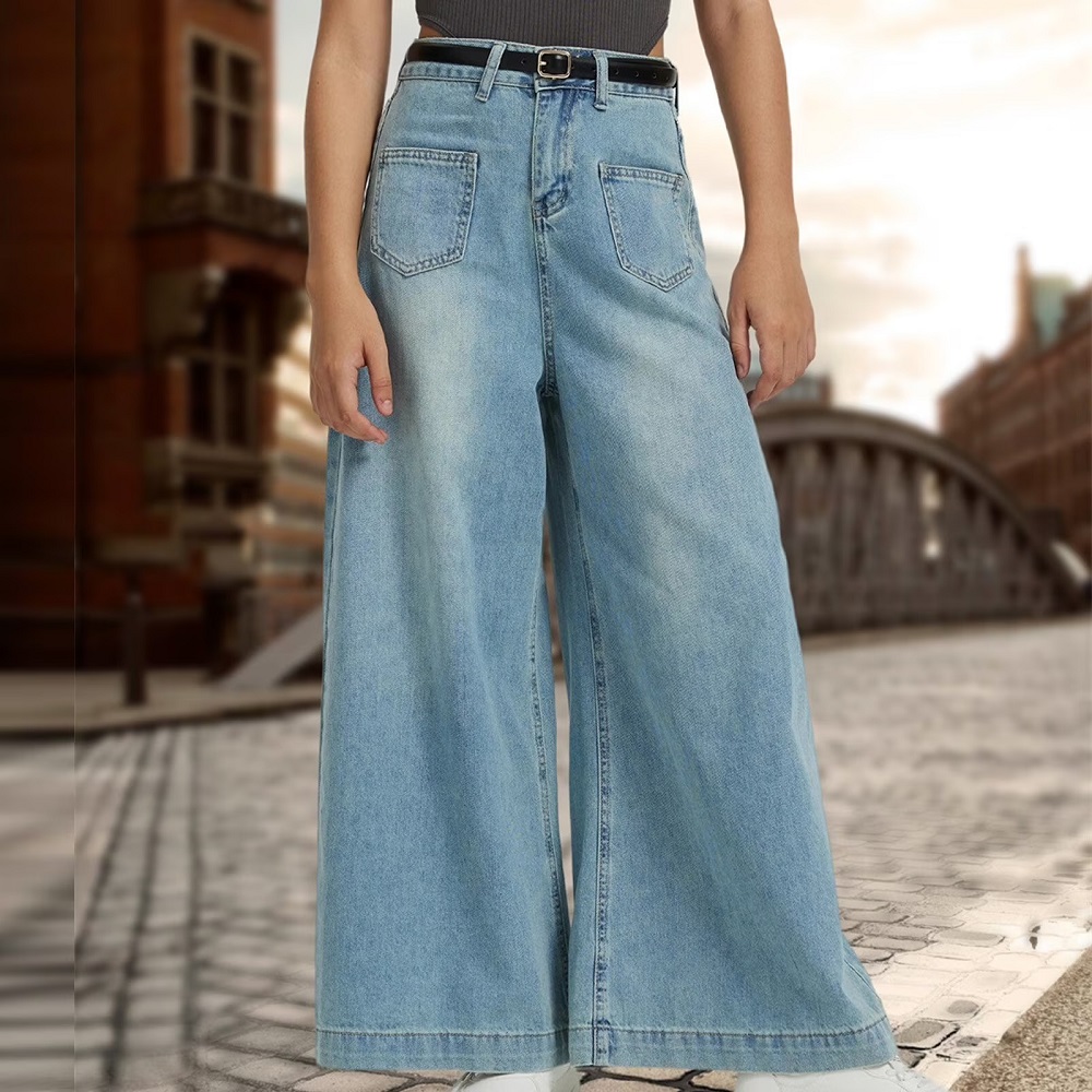 wide leg jeans