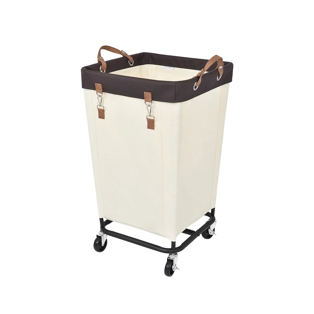 rolling laundry basket