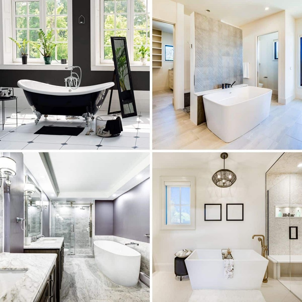 types of bathtubs