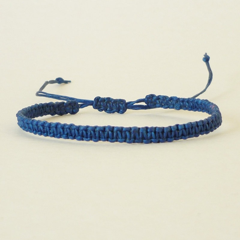 blue friendship bracelets