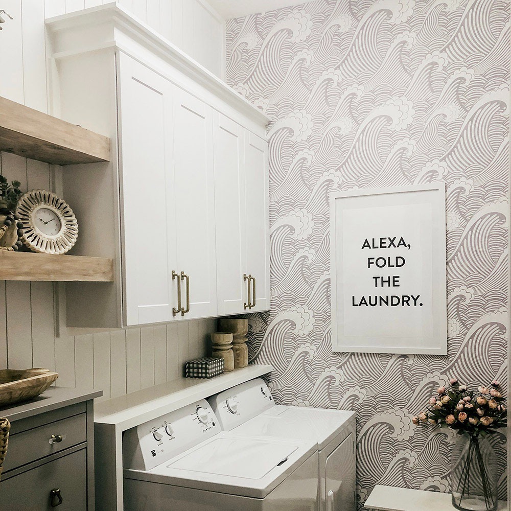 laundry room shelving