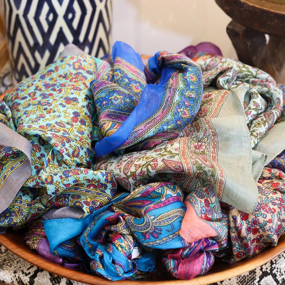 silk scarves
