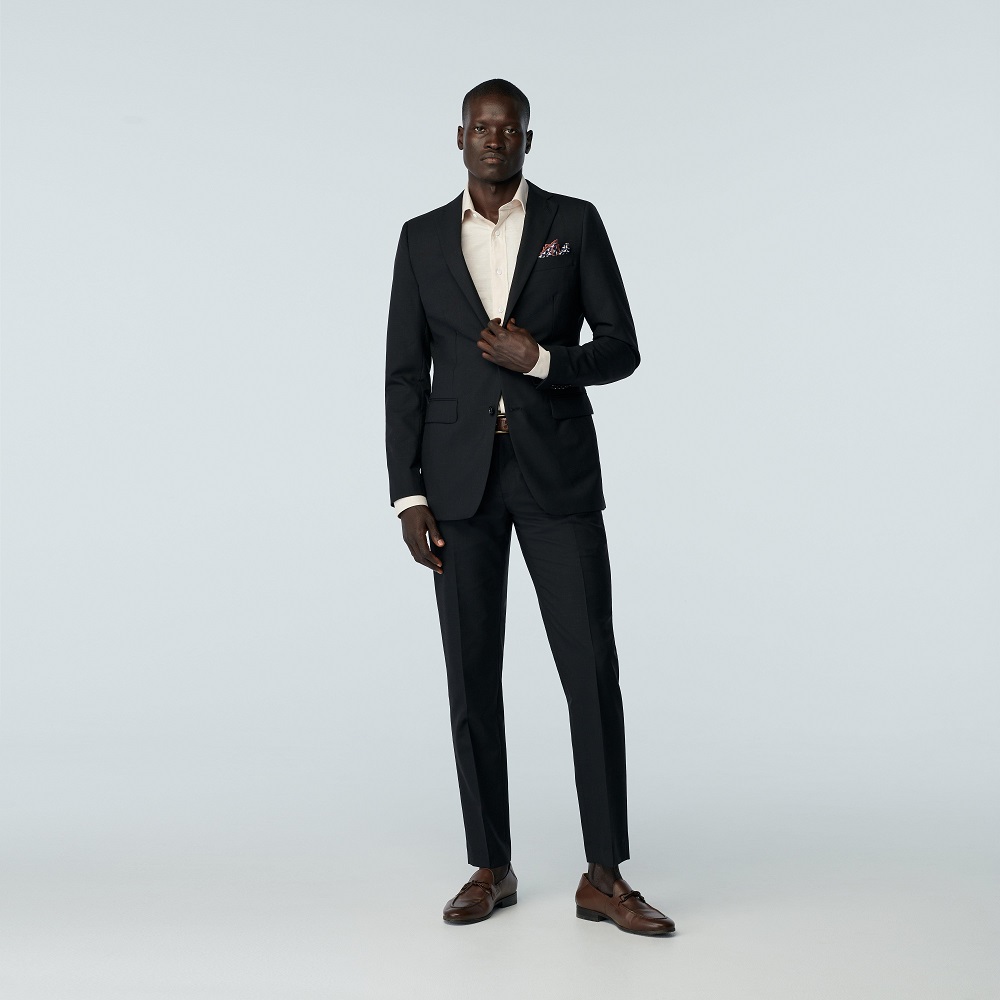 black suits