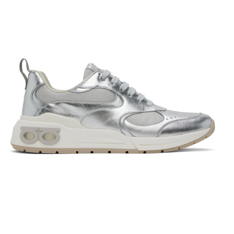 silver sneaker
