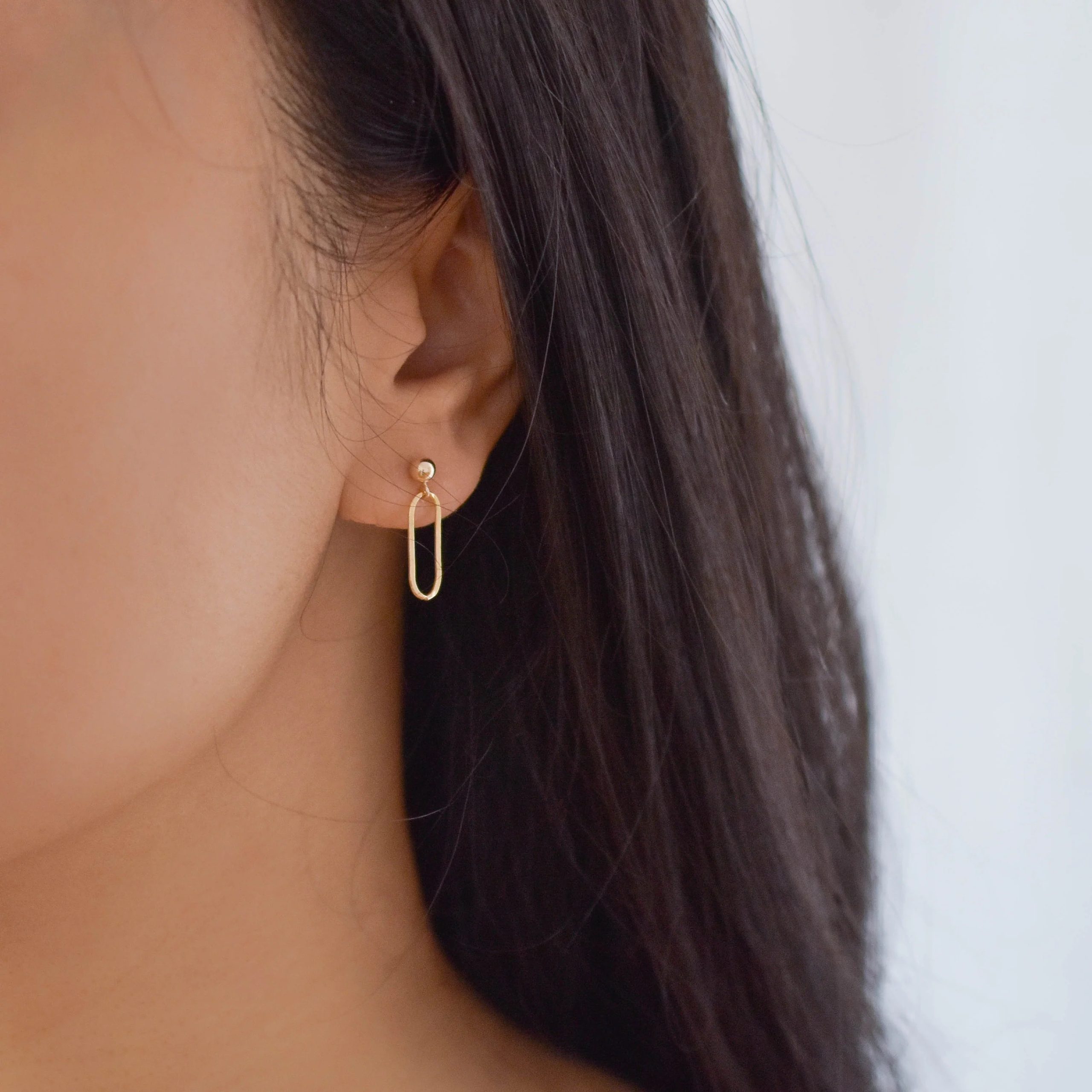paperclip earrings