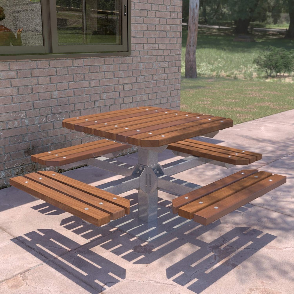 picnic tables