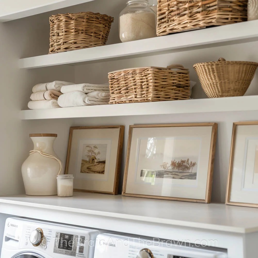 laundry room shelving