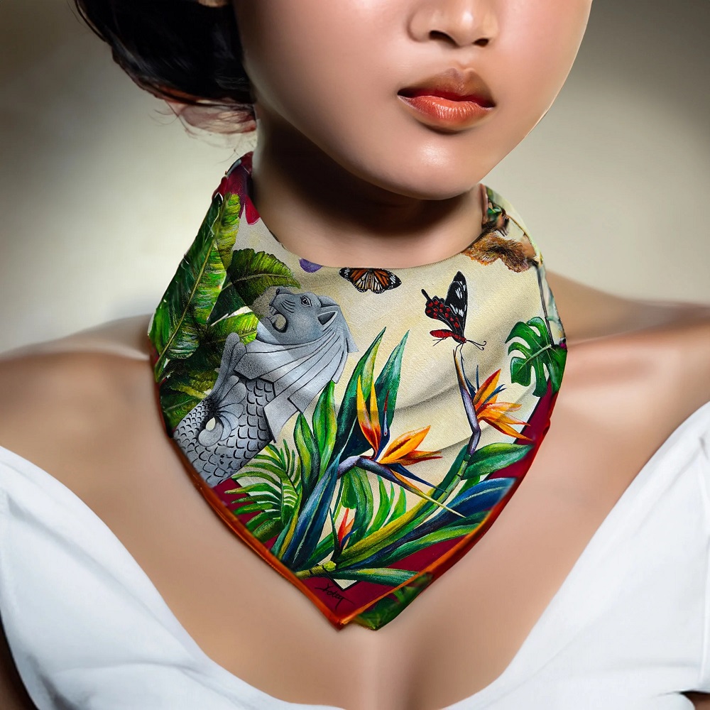 silk scarves for women