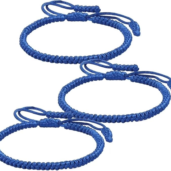 blue friendship bracelets