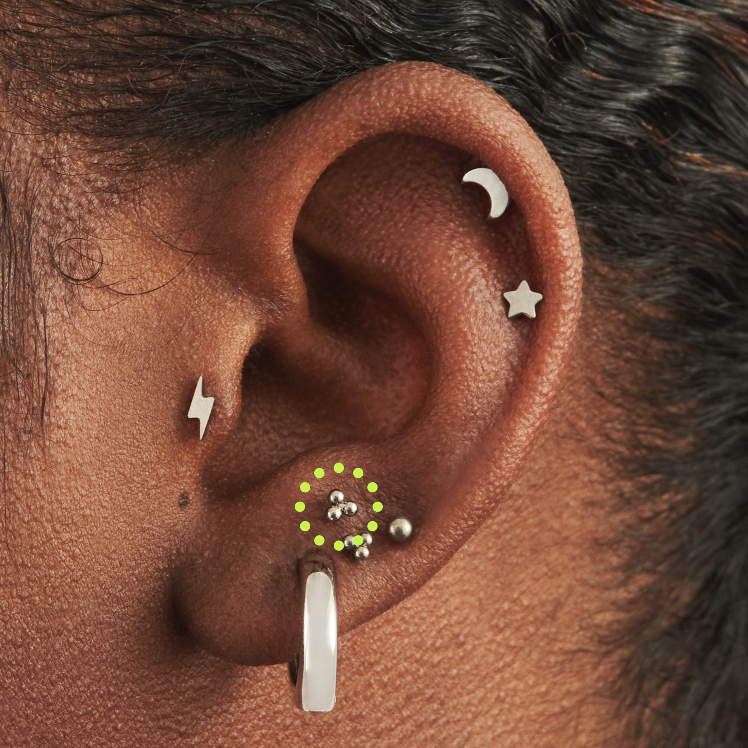 piercing earrings