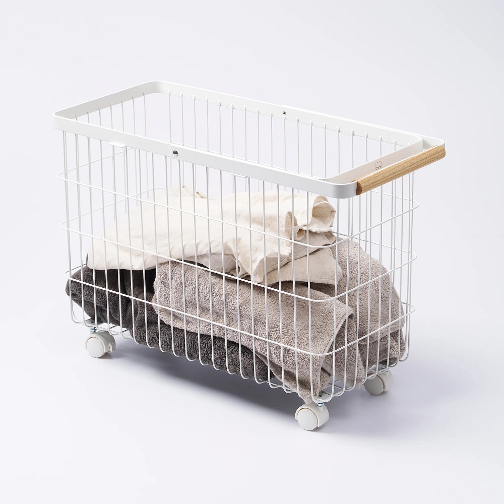 rolling laundry basket