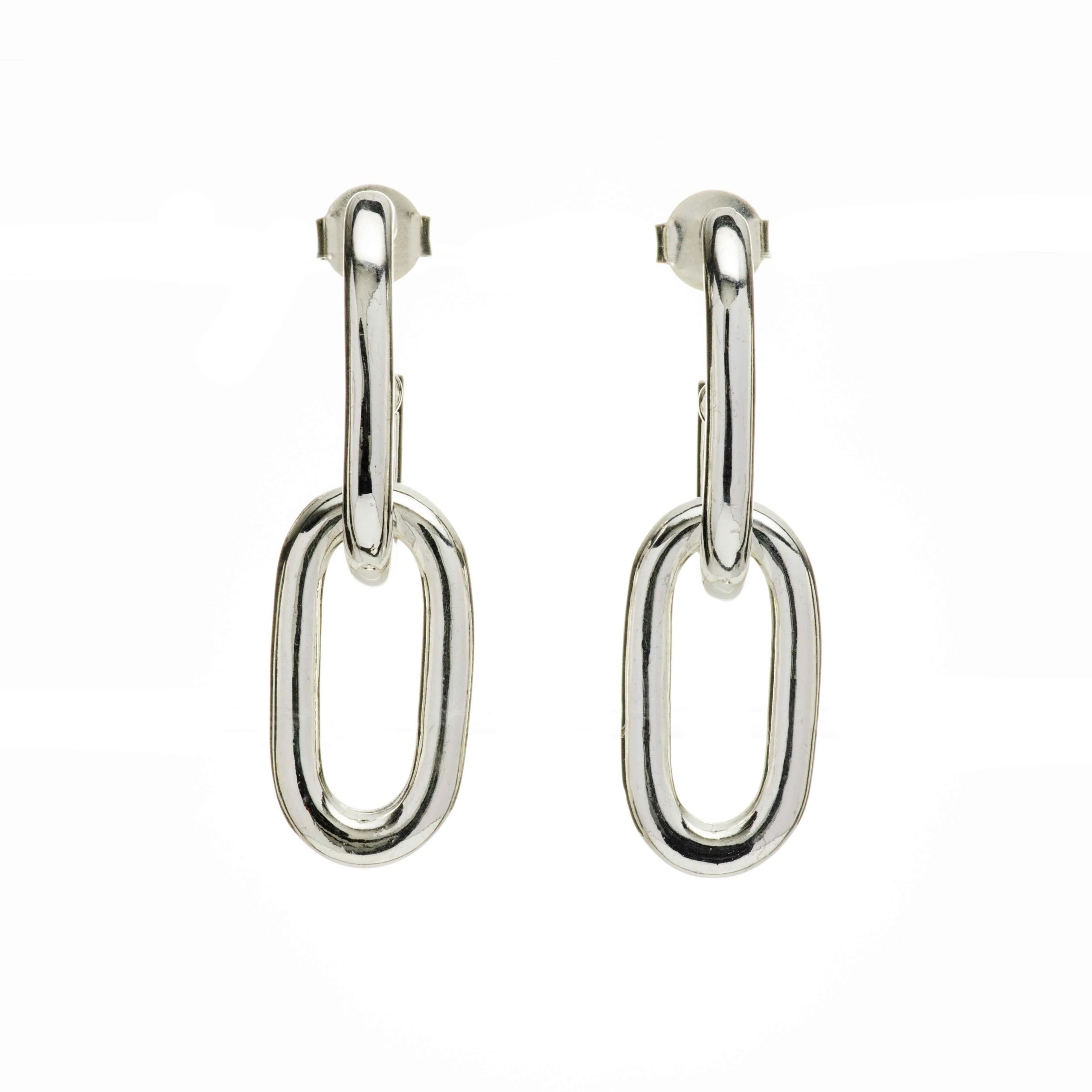 paperclip earrings