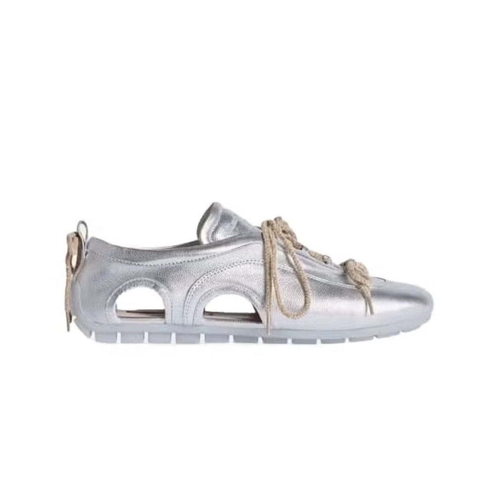 silver sneaker