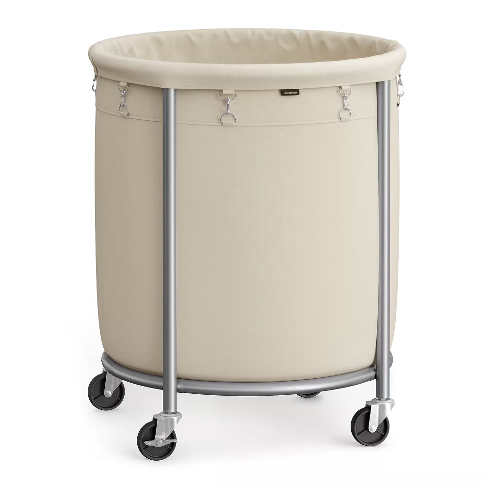 rolling laundry basket