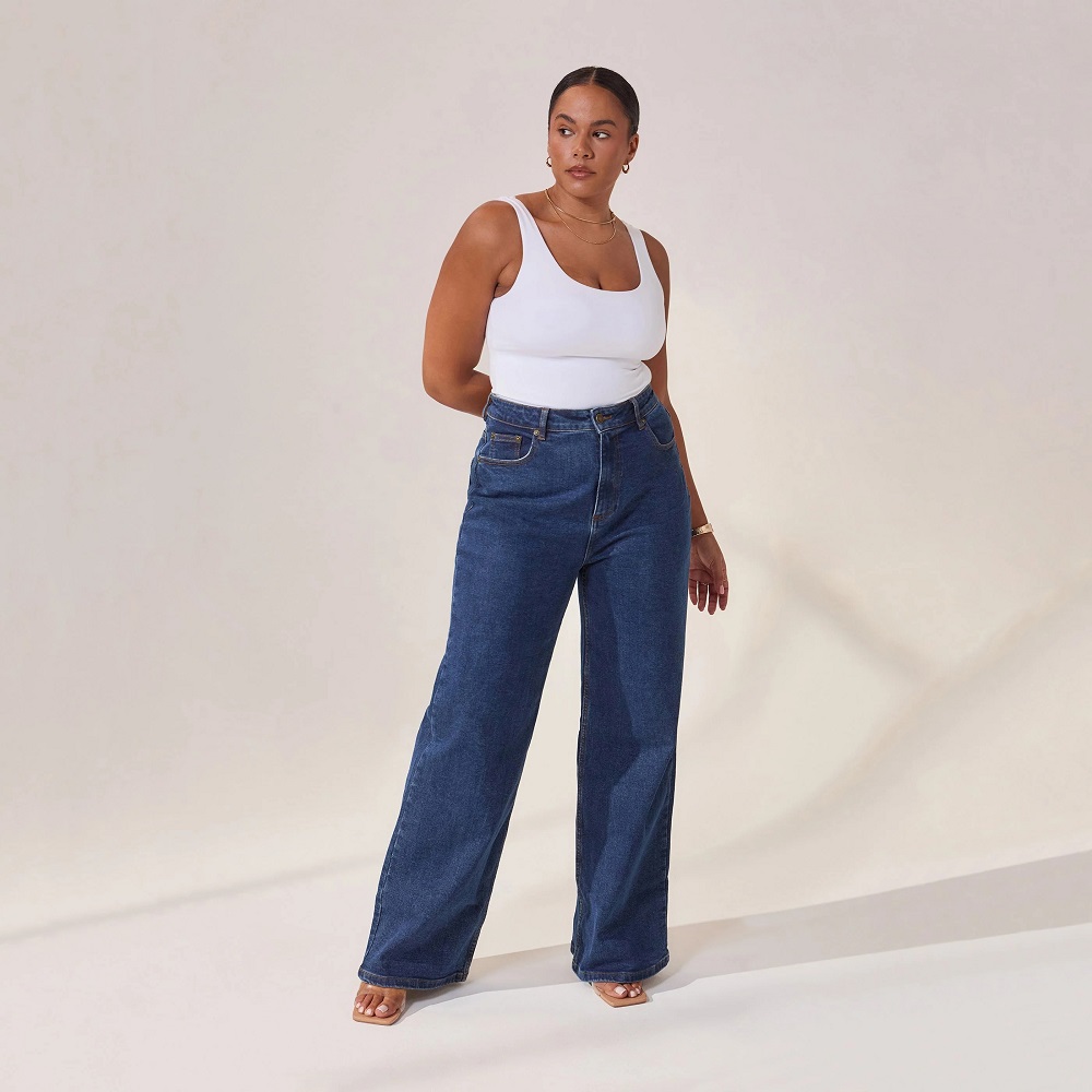 wide leg jeans