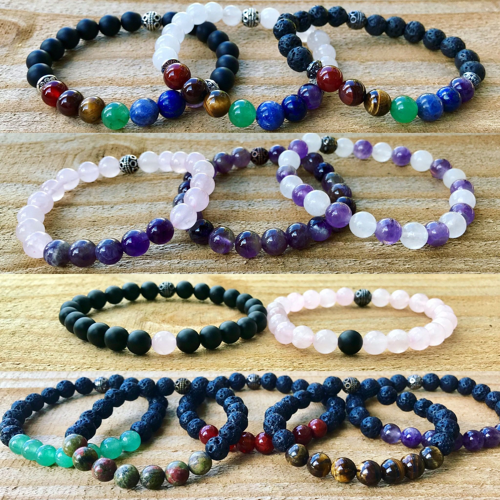 healing crystal bracelets