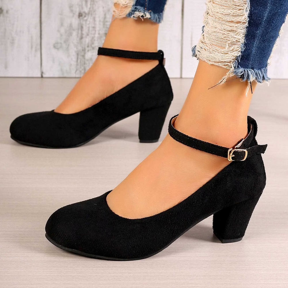 black heels