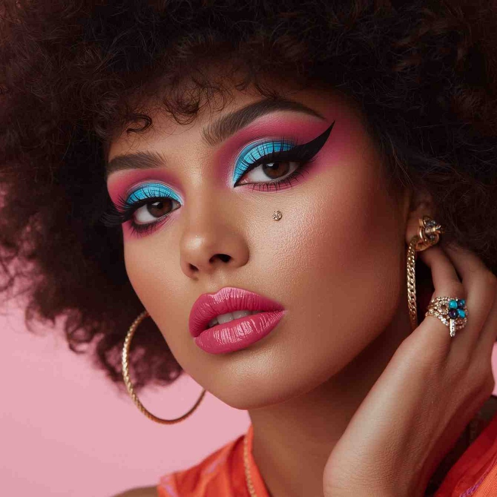 80s makeup