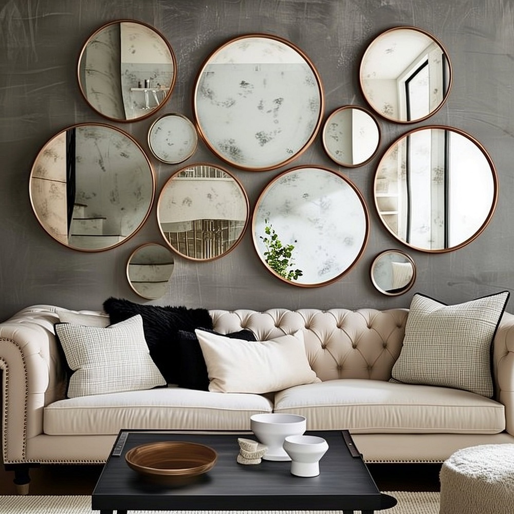 modern wall mirrors