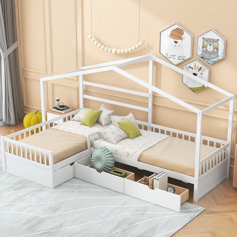 twin beds