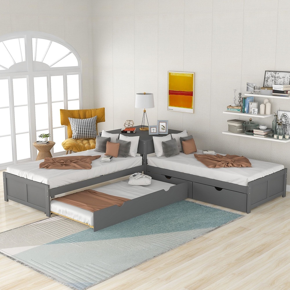 twin beds