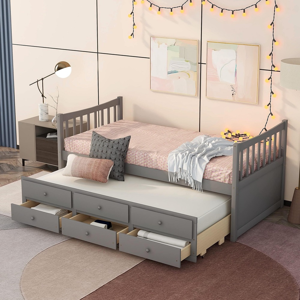 twin beds