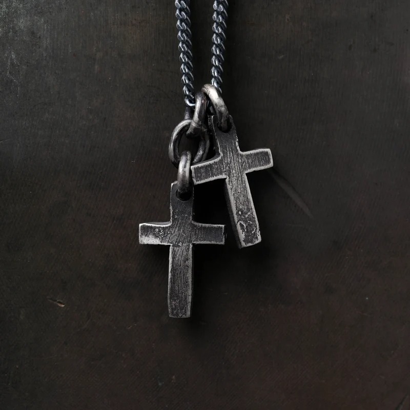 double cross pendant