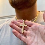 gold chain pendant mens
