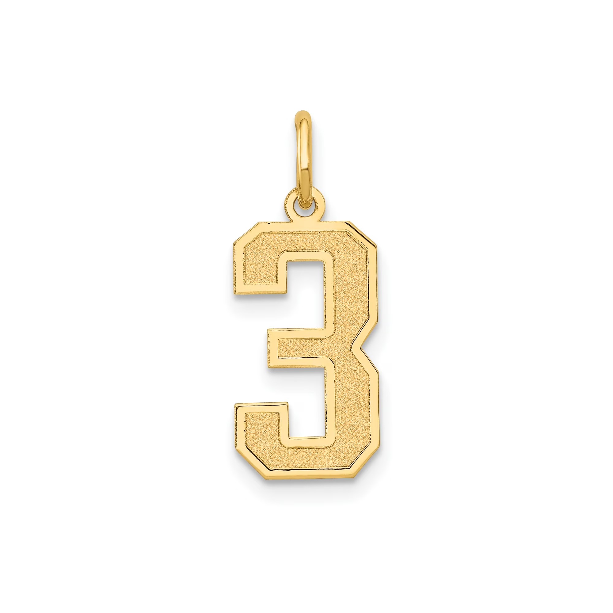 number 3 pendant
