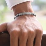 silver bracelets men