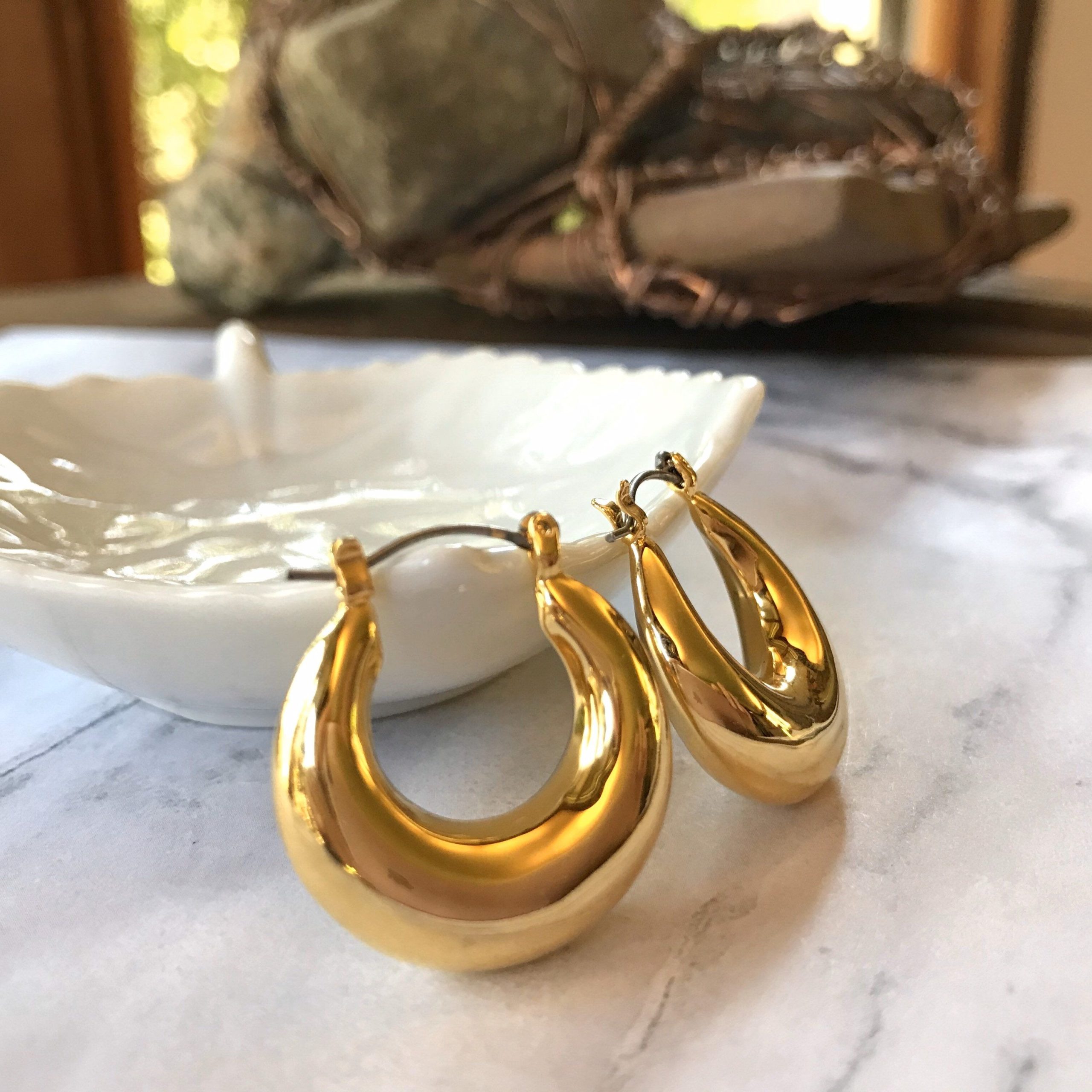 chunky earrings
