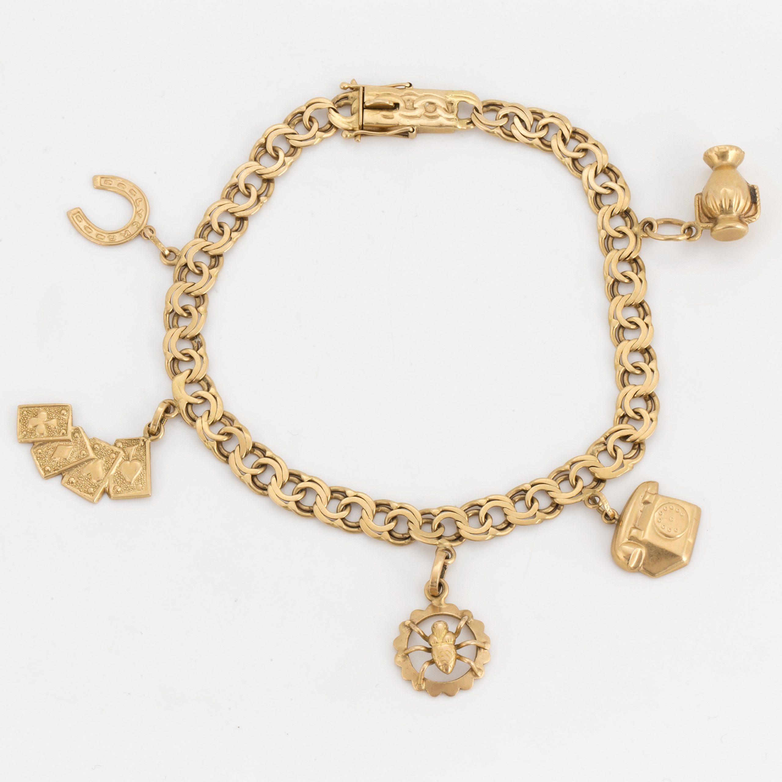 charm bracelets gold