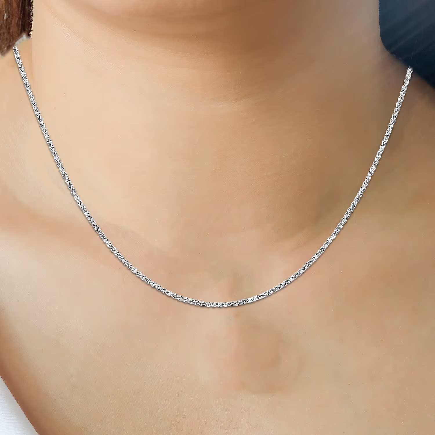 20 inch silver chain