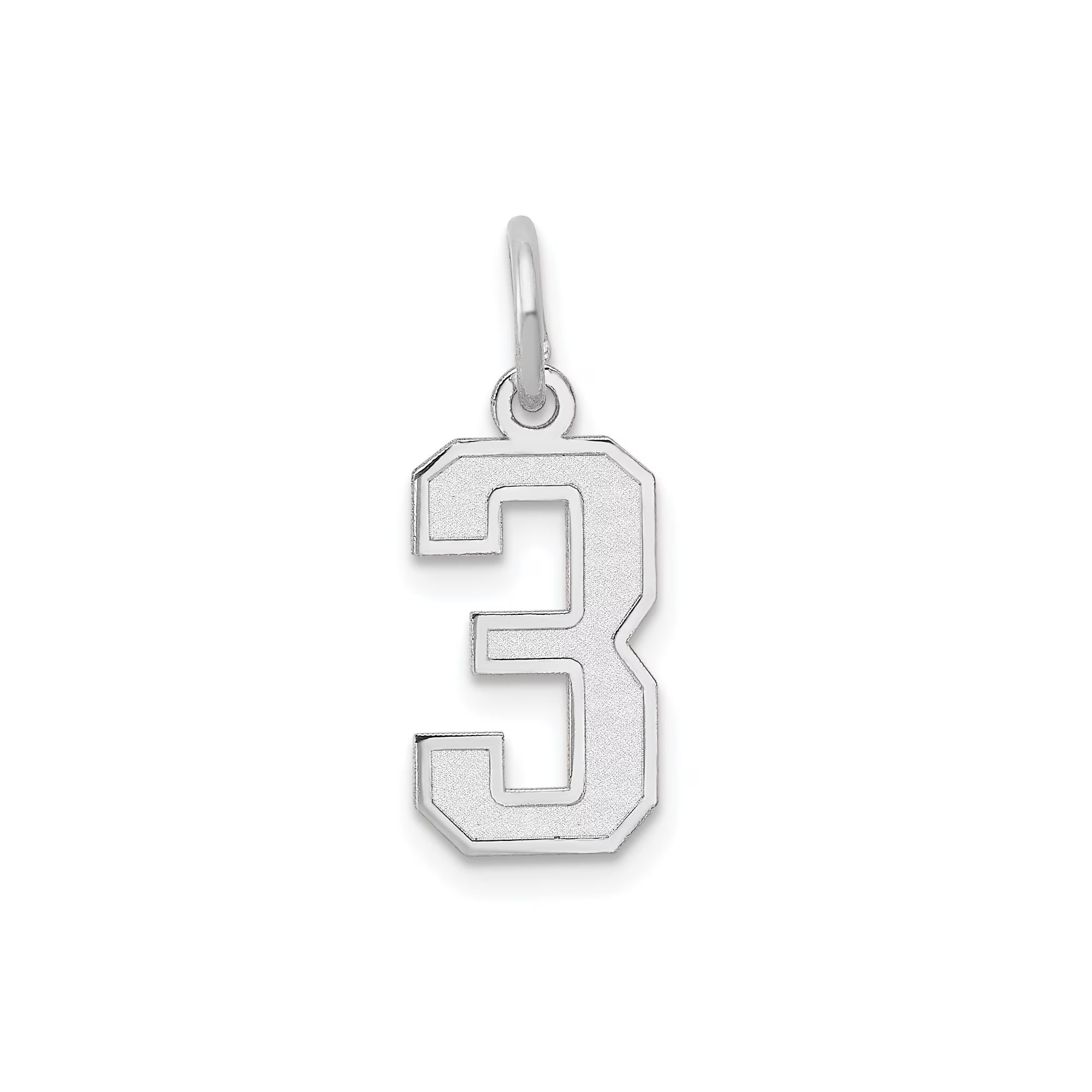 number 3 pendant