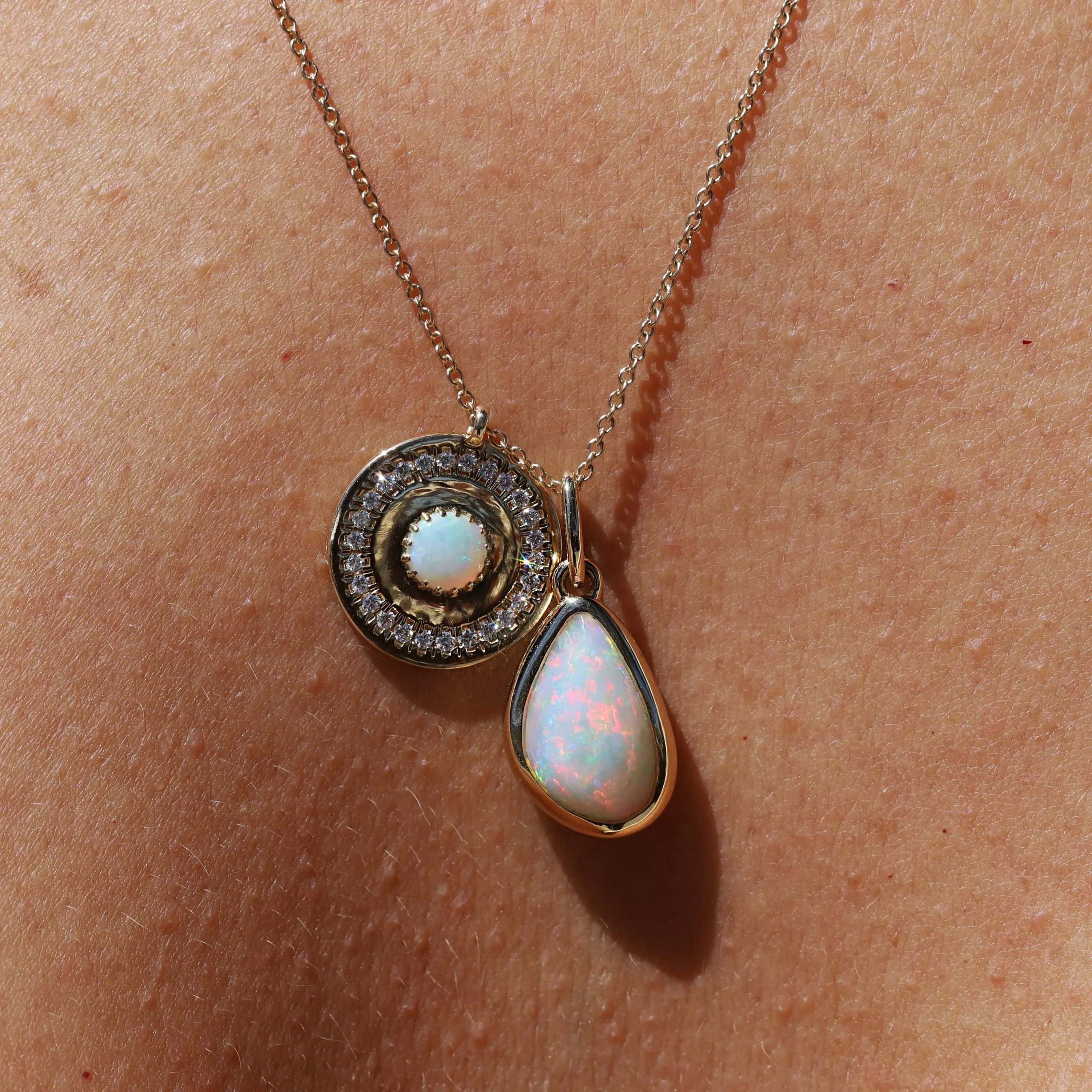 opal pendant