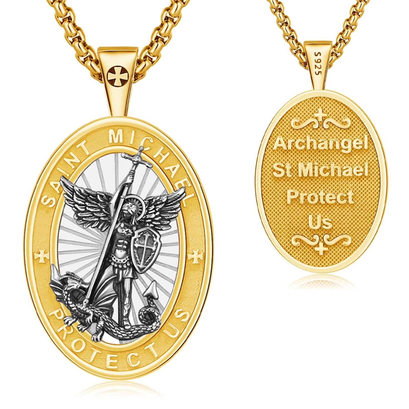 st michael pendant