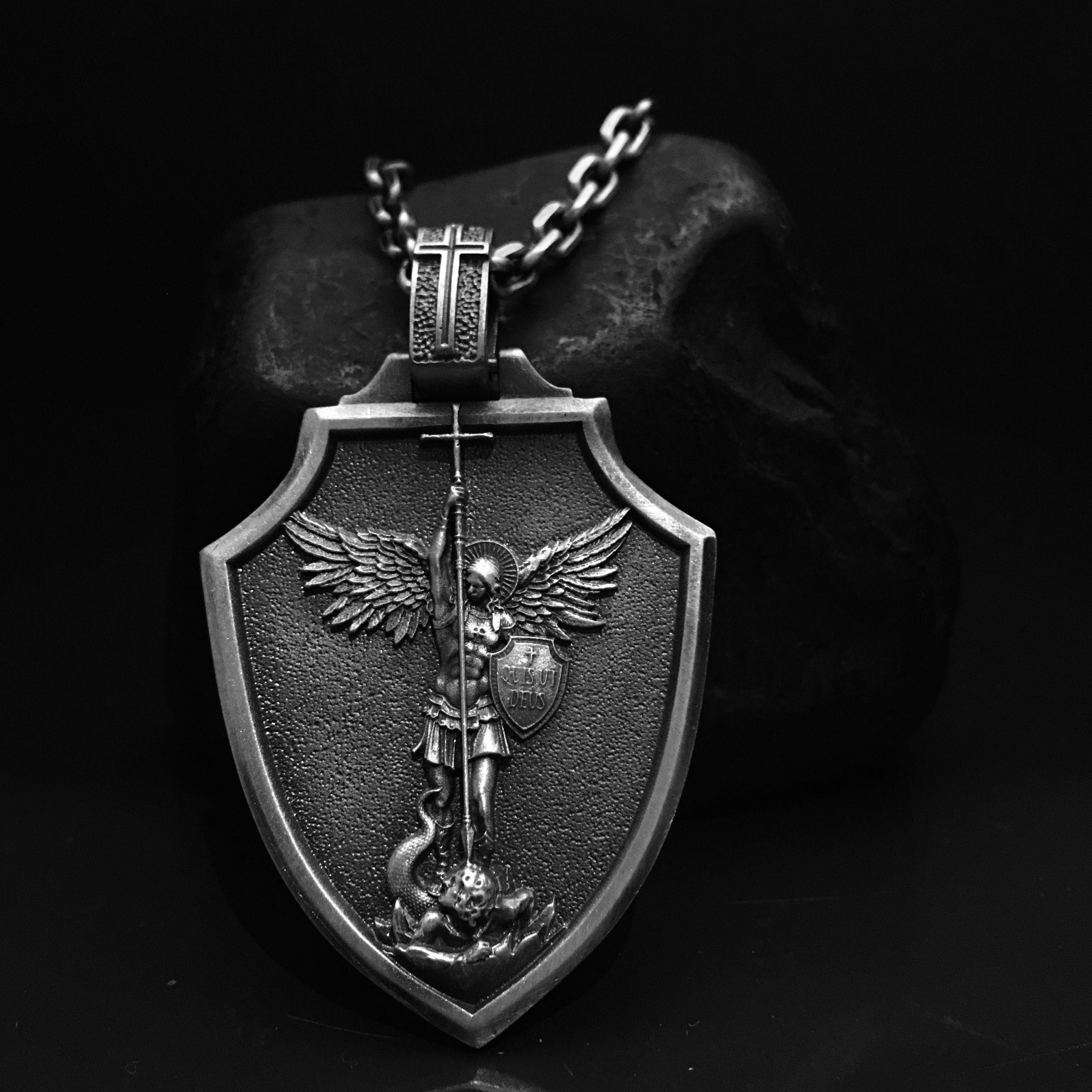 st michael pendant